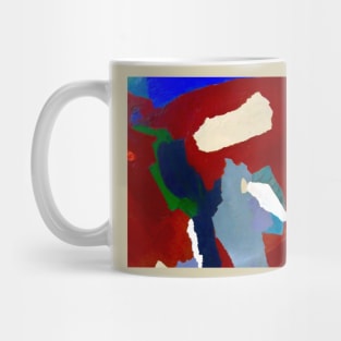 Collaged Abstract Paint Mug